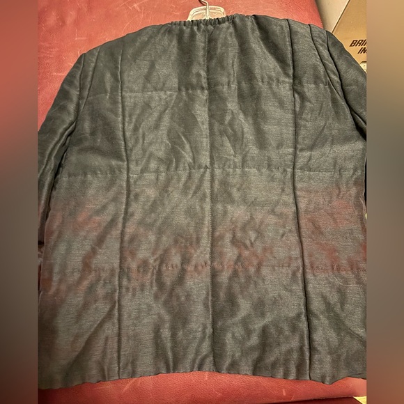 Wilfred little mood black insulated silk mix blazer jacket - Picture 5 of 6